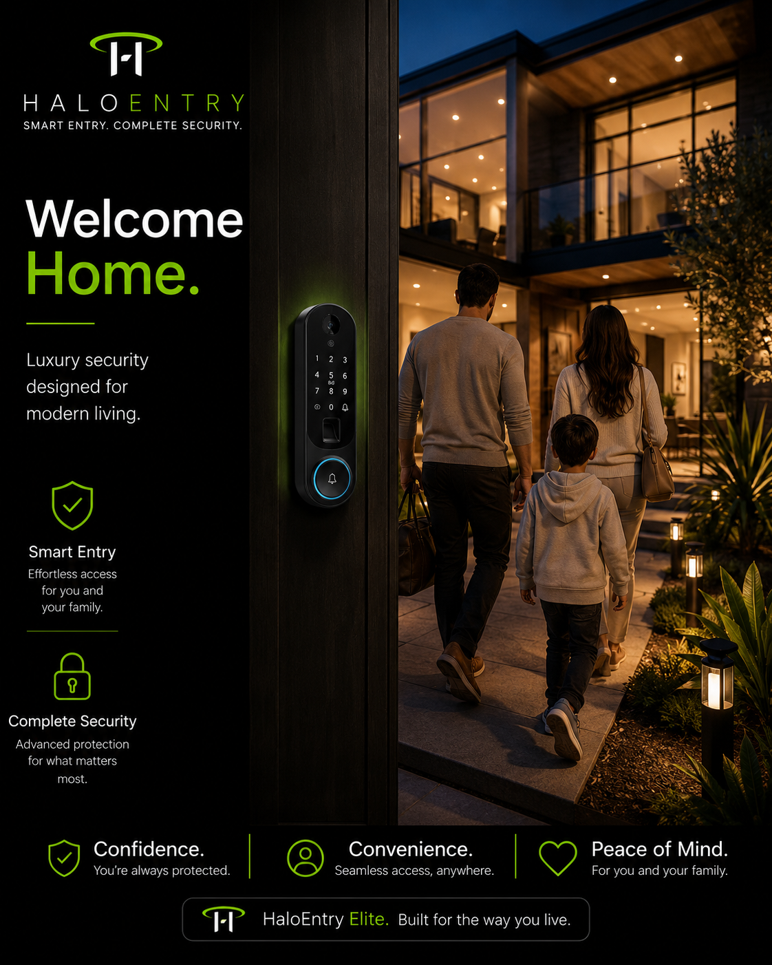 HaloEntry Elite Facial Recognition Entry System